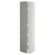 METOD High cabinet with shelves, white/Bodbyn grey, 40x60x200 cm
