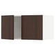 METOD Wall cabinet with 2 doors, white/Sinarp brown, 80x37x40 cm