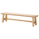 MÖCKELBY Bench, oak, 177 cm