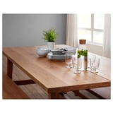 MÖCKELBY Bench, oak, 177 cm