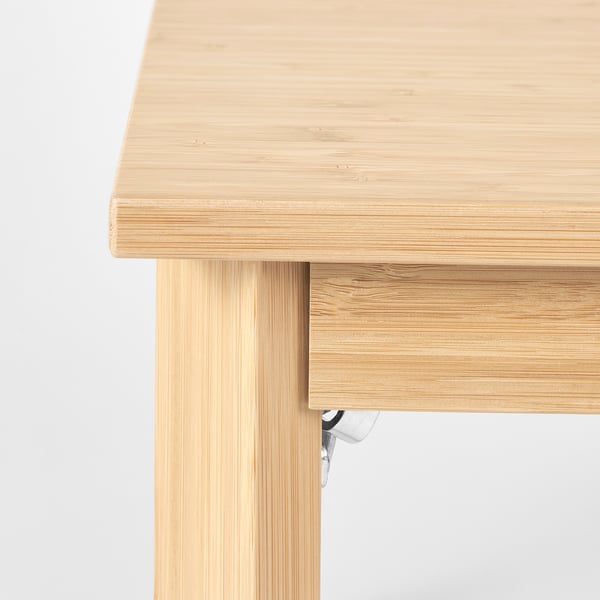 MOXBODA Coffee table, foldable/bamboo, 65x45 cm
