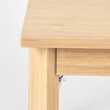 MOXBODA Coffee table, foldable/bamboo, 65x45 cm