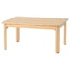 MOXBODA Coffee table, foldable/bamboo, 65x45 cm
