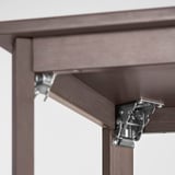 MOXBODA Coffee table, foldable/brown, 65x45 cm