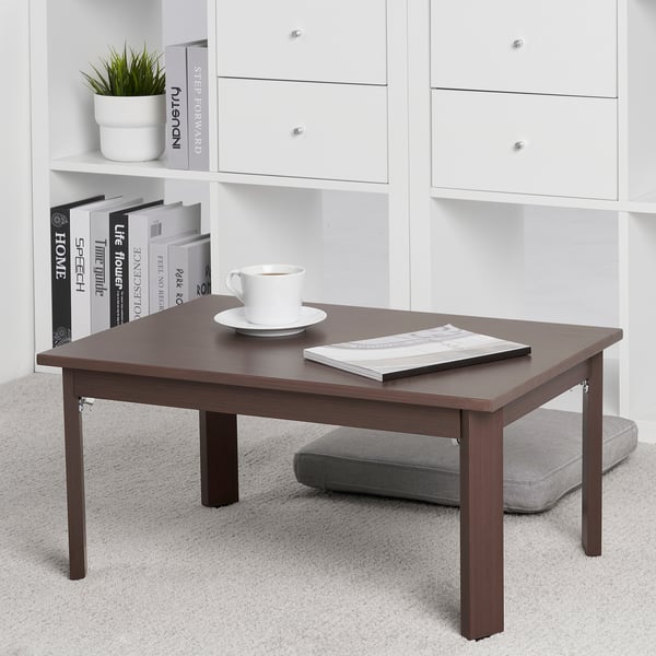 MOXBODA Coffee table, foldable/brown, 65x45 cm