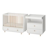 MYLLRA 2-piece baby furniture set, white, 60x120 cm - IKEA