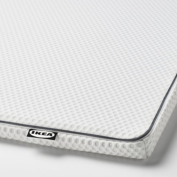 NÄSTABERG Mattress pad, white, 150x200 cm