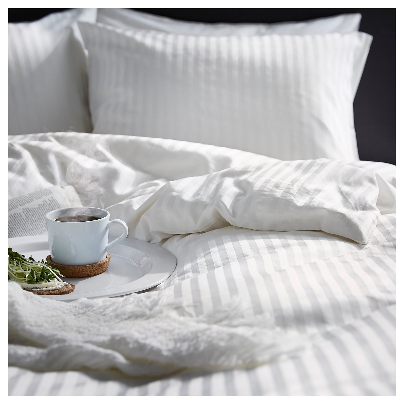 NATTJASMIN duvet cover and 2 pillowcases, white, 200x230/50x80 cm NATTJASMIN duvet cover and 2 pillowcases, white, 200x230/50x80 cm