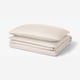 NATTJASMIN Duvet cover and pillowcase, light beige, 150x200/50x80 cm