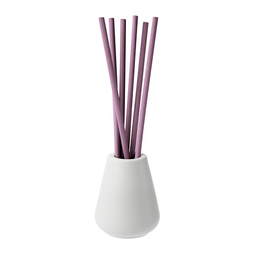 Njutning Vase And 6 Scented Sticks Ikea