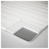 NOPAKTE Mattress pad, white, 90x200 cm