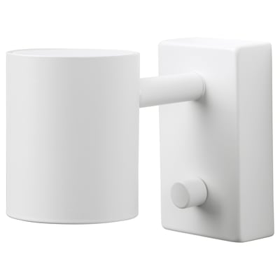 NYMÅNE Wall/reading lamp, wired-in inst, white