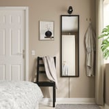 NYPONBUSKE Mirror, black, 40x135 cm