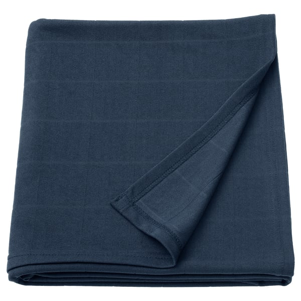 ODDHILD Throw dark blue IKEA