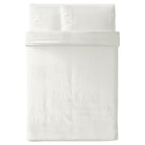 OFELIA VASS Duvet cover and 2 pillowcases, white, 200x230/50x80 cm