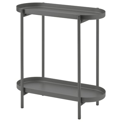 OLIVBLAD Plant stand, in/outdoor dark grey, 56 cm