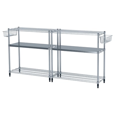 OMAR 2 shelf sections, 211x36x94 cm