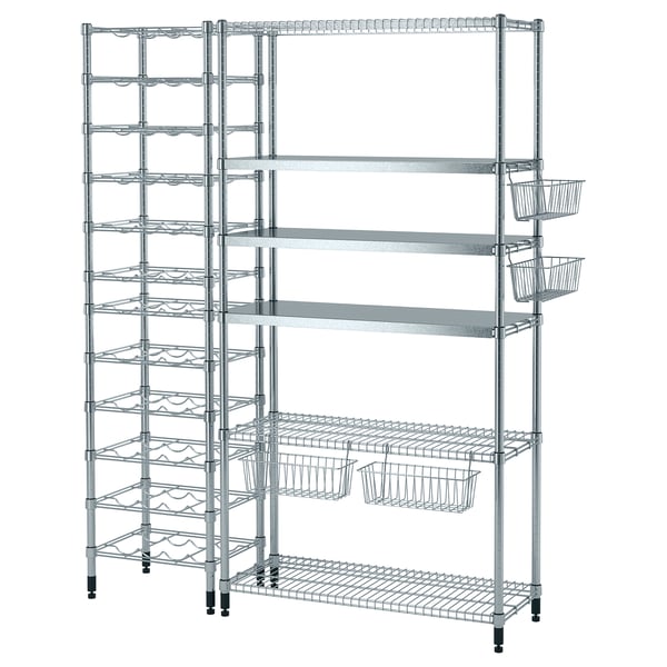 OMAR 3 shelf sections, 150x36x181 cm
