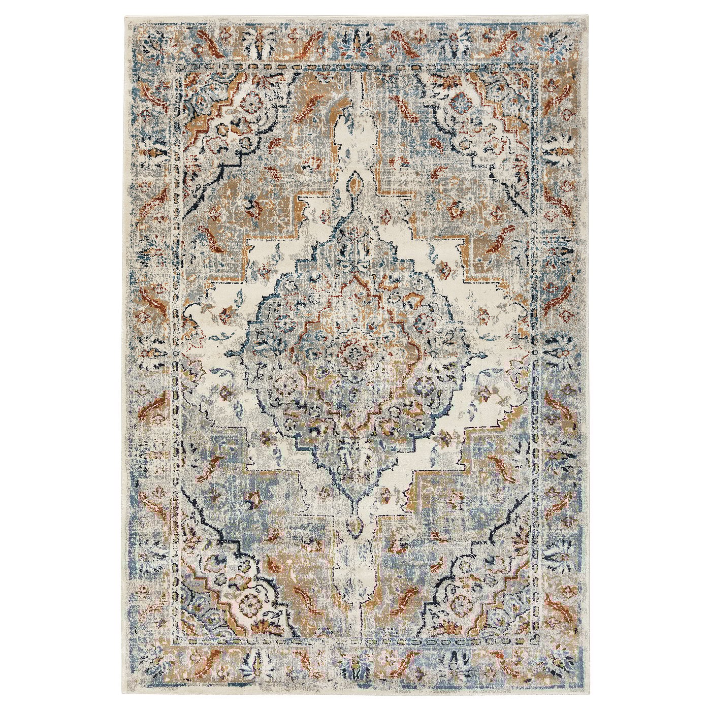 VONSBÄK rug, low pile, dark blue, 170x230 cm - IKEA