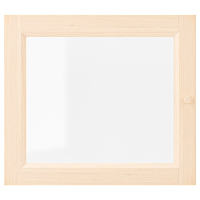OXBERG glass door, birch effect, 40x35 cm IKEA