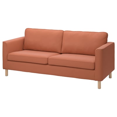 PÄRUP Cover for 3-seat sofa, Kelinge rust