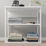 PLATSA Open shelving unit, white, 60x40x60 cm