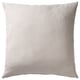 PLOMMONROS Cushion cover, beige/white, 50x50 cm