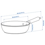 PUCKELLAX Frying pan, non-stick coating, 24 cm