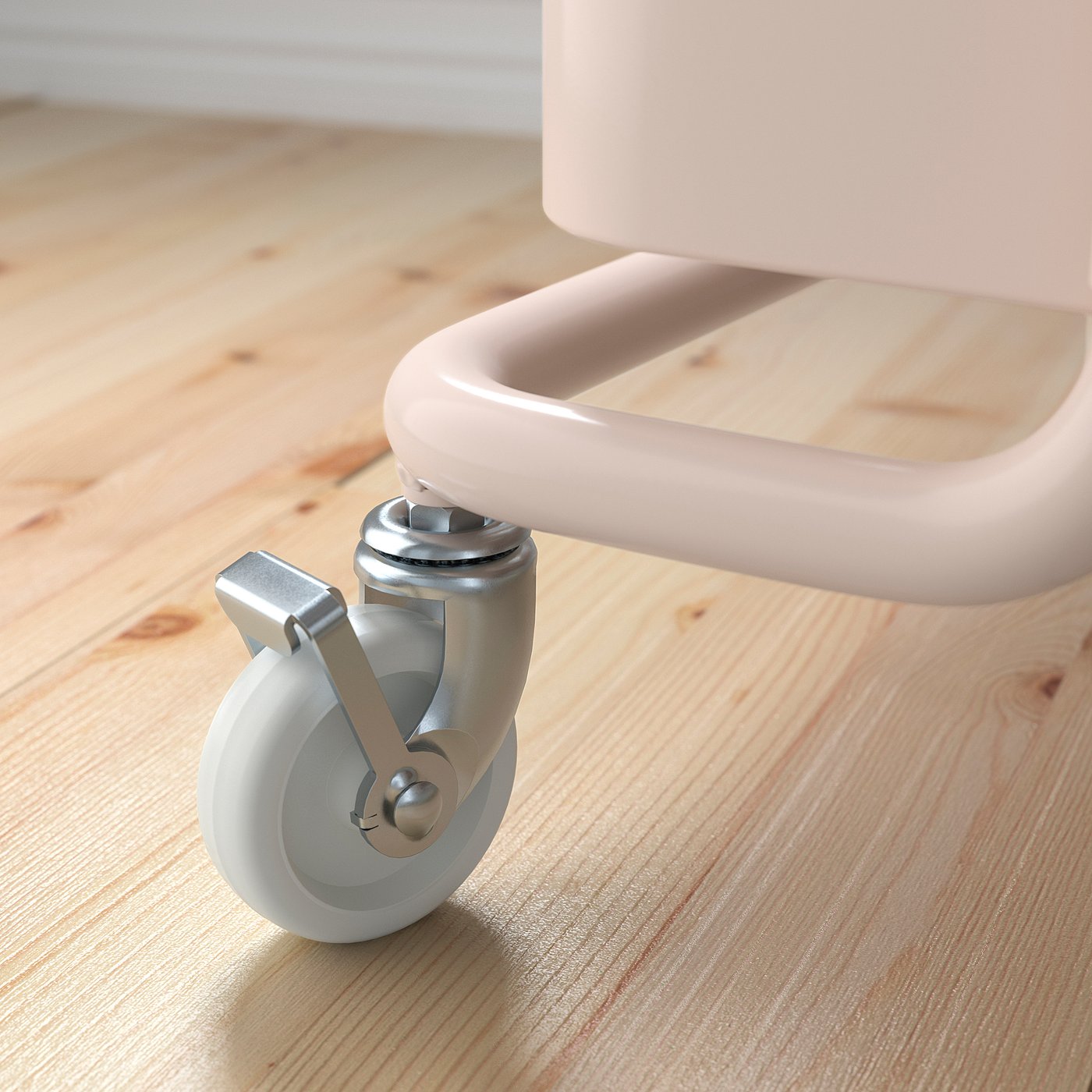 RÅSKOG ロースコグ ワゴン　ピンク　35x45x77 cm RÅSKOG trolley, pink, 35x45x77 cm - IKEA