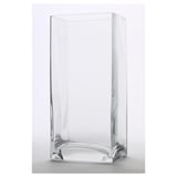 REKTANGEL Vase, clear glass, 22 cm