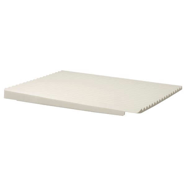 RINNIG Dish drainer, double-sided, white, 40x31 cm