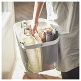 RISATORP Basket with compartments, white, 33x24x23 cm