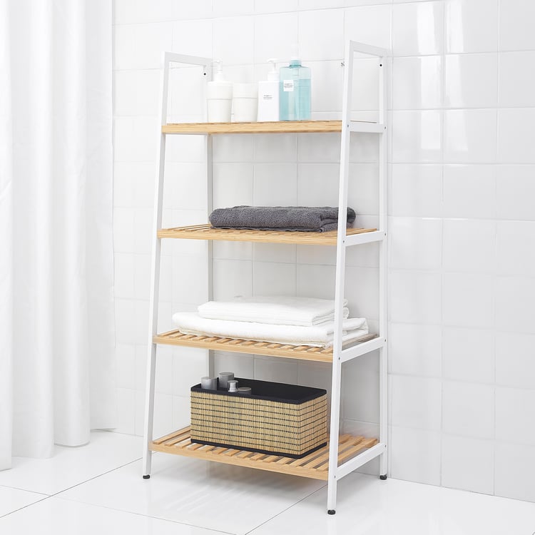 RÖNAÅN Shelving unit, bamboo, 62x123 cm IKEA