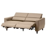 RULLERUM 2-seat sofa with electric recliner, Grann/Bomstad beige