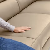 RULLERUM 3-seat sofa w 2 electric recliners, Grann/Bomstad beige