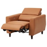 RULLERUM Recliner, electric, Grann/Bomstad golden-brown