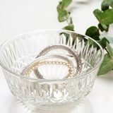 SÄLLSKAPLIG Bowl, clear glass/patterned, 15 cm