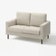 SALTSJÖBADEN Compact 2-seat sofa, Fridtuna light beige