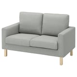 SALTSJÖBADEN Cover for compact 2-seat sofa, Tonerud grey
