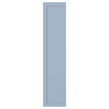 SANNIDAL Door with hinges, blue, 40x180 cm