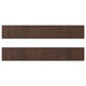 SINARP Drawer front, brown, 60x10 cm