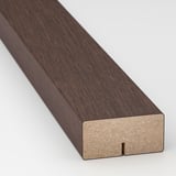 SINARP Rounded deco strip/moulding, brown, 221 cm