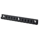 Option: SKÅDIS Hook rack, black