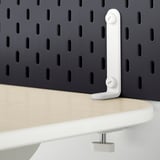 SKÅDIS Pegboard combination, black, 76x56 cm