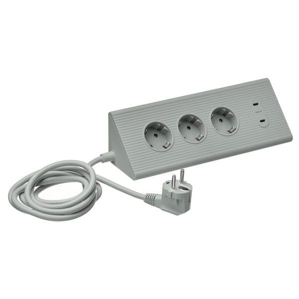 SKOTAT Extension cord, green, 1.8 m