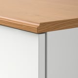 SKRUVBY Sideboard, white, 120x38x90 cm