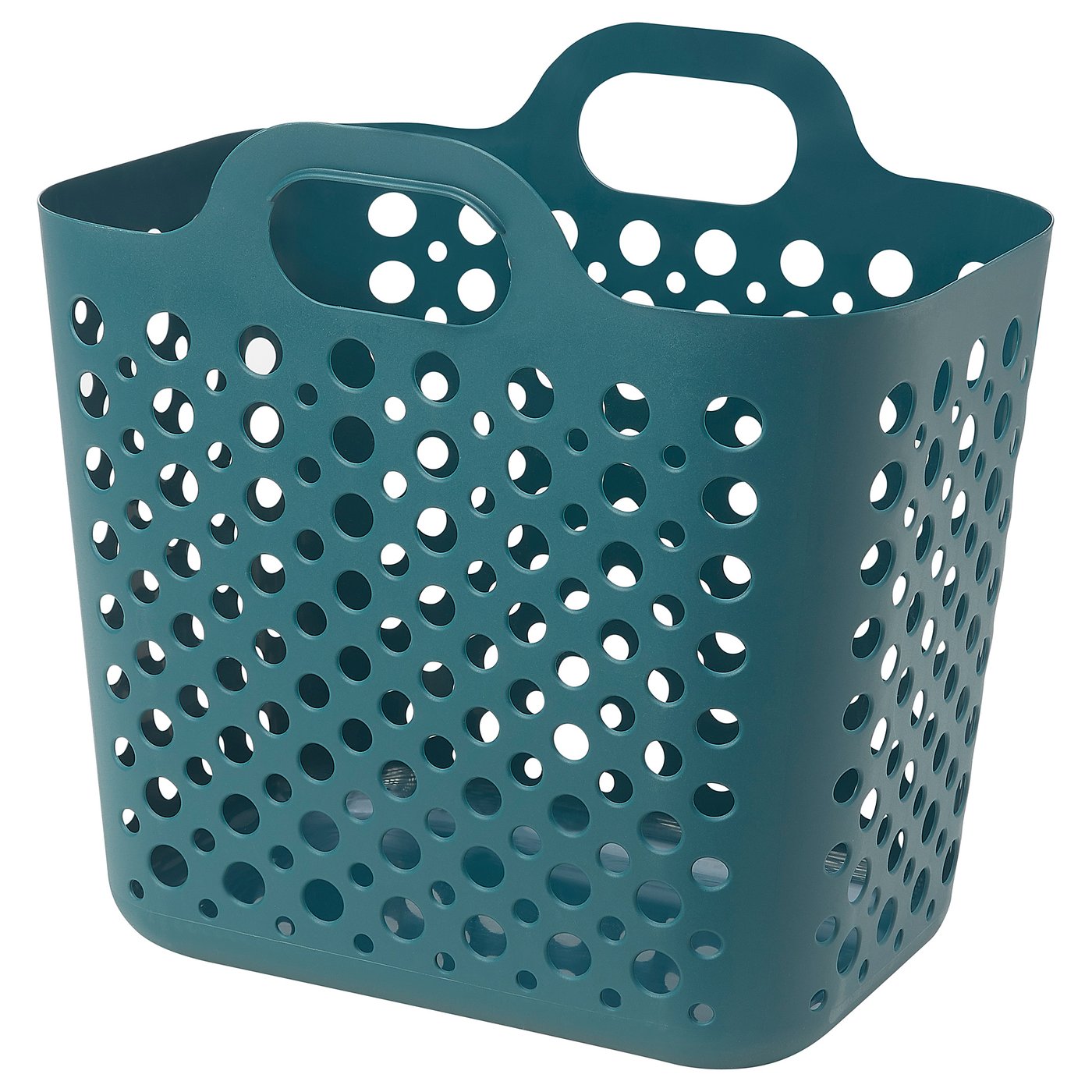 SLIBB Flexible laundry basket, turquoise, 24 l IKEA