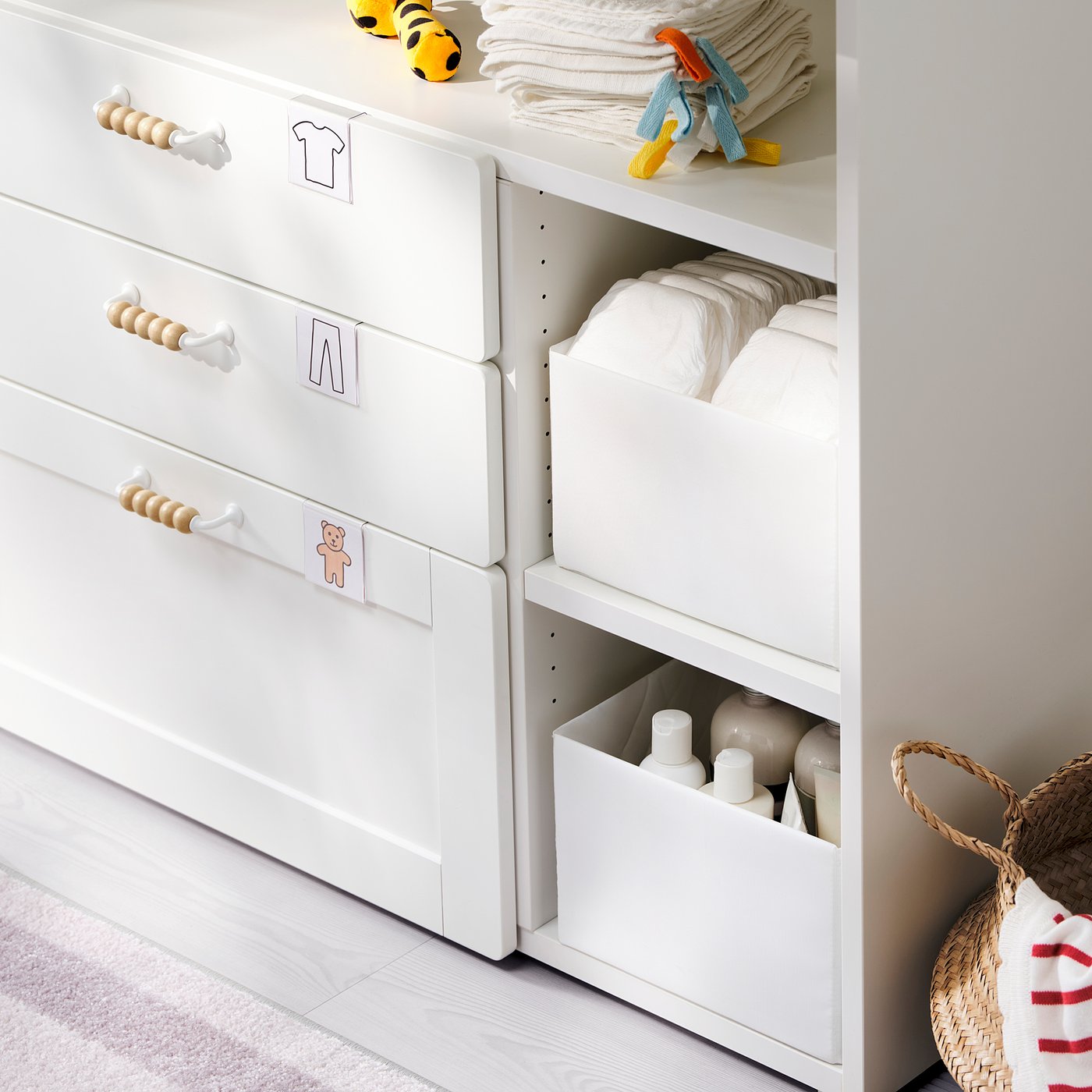 changing table with drawers ikea