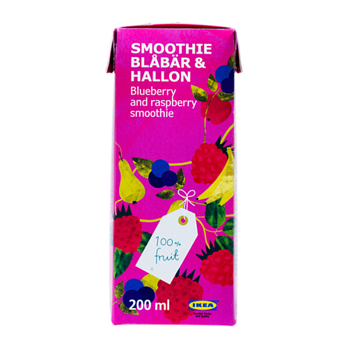 SMOOTHIE BLÅBÄR & HALLON Blueberry and raspberry smoothie IKEA