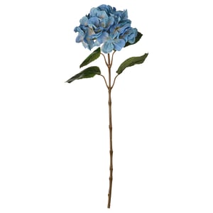 SMYCKA Artificial flower, in/outdoor/hydrangea blue, 55 cm